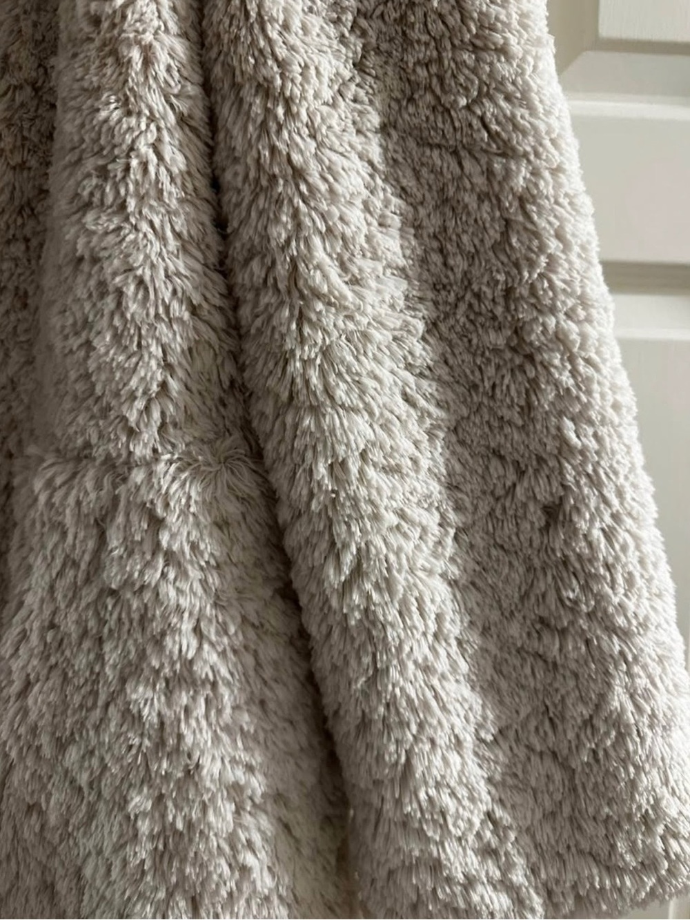 Tribal Sportswear brand  Plush Teddy Coat in beige - Picture 3 of 4